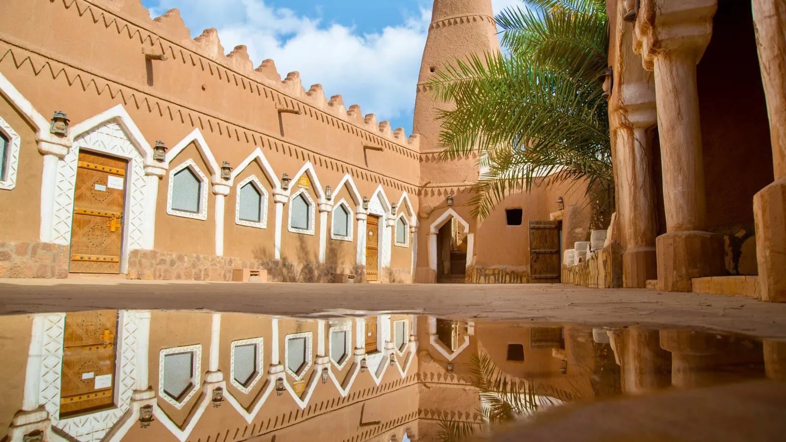 Arábia Saudita — arquitetura Najdi tradicional